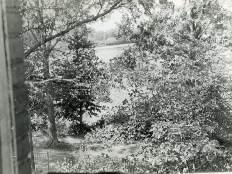 KKE 4426.jpg - Widok z okna na jezioro Krzywe.